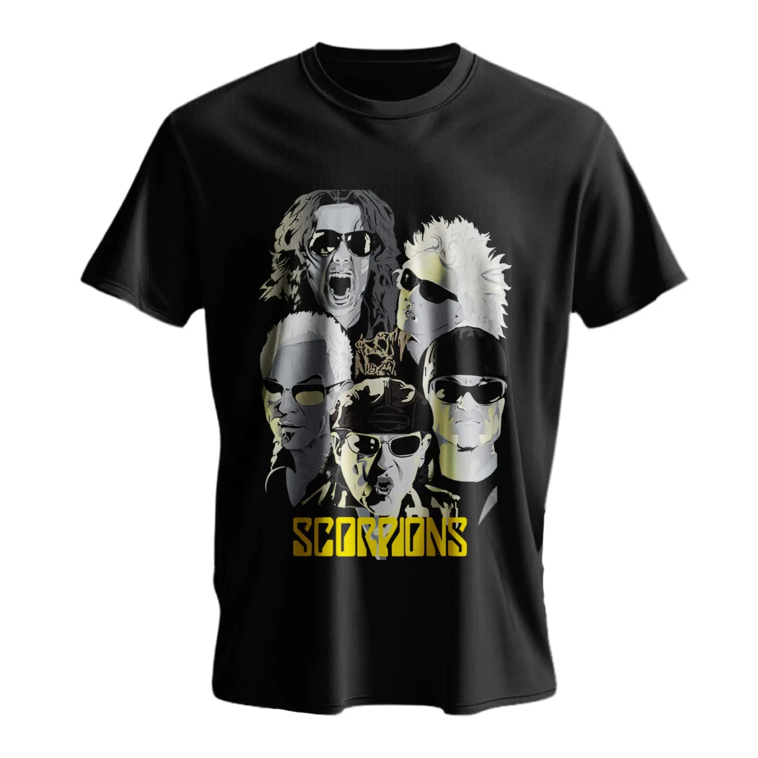 Polera Negra 100% Algodón Negra PN 11