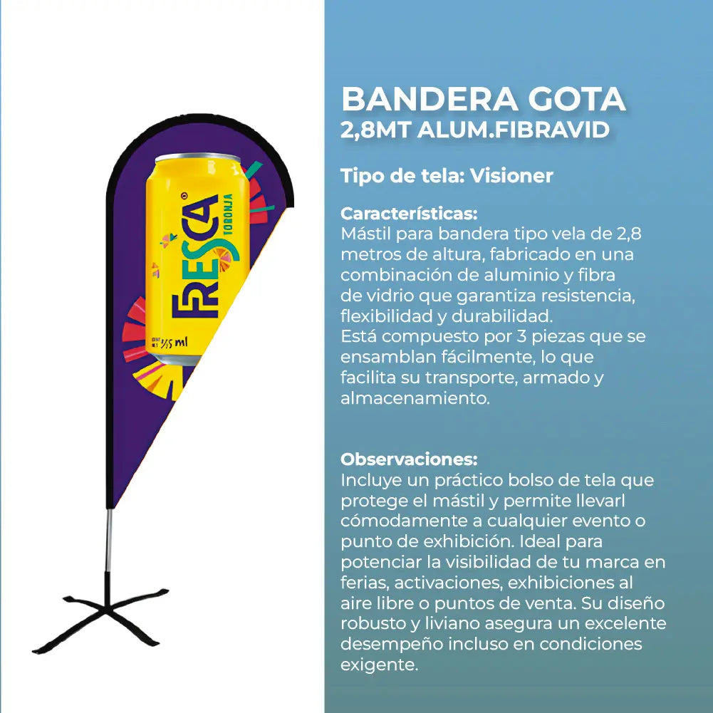 Banderas Gota - Mastil