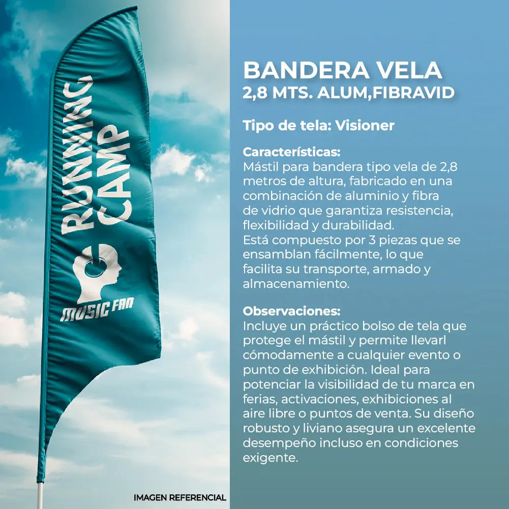 Banderas Vela - Mastil