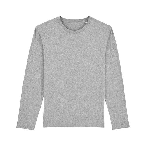 Camiseta Gris Melange de Algodon