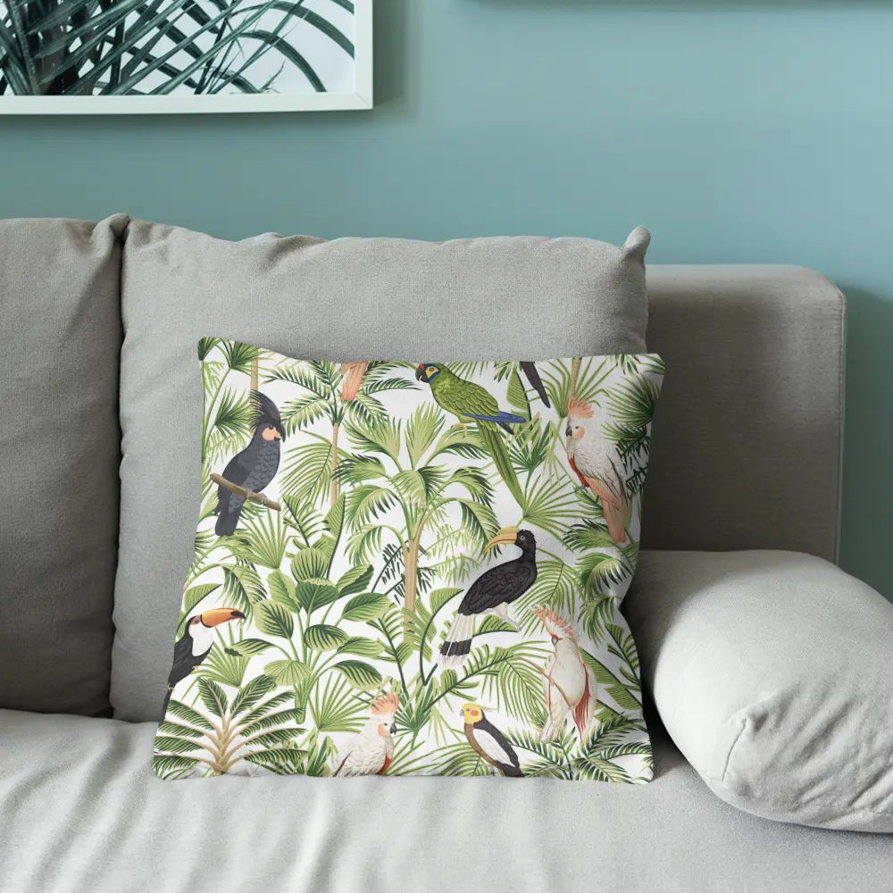 Bird Jungle - Funda de Cojin 50x50