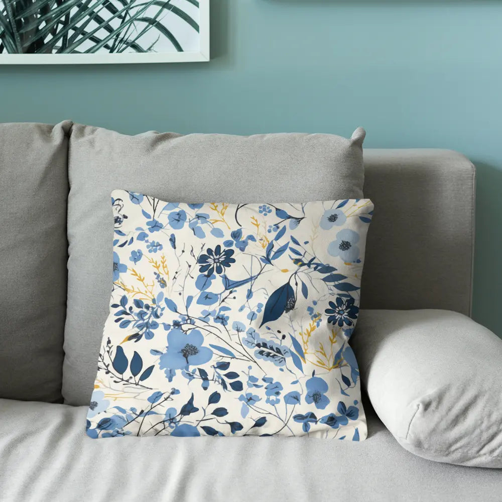 Blue Blossom - Funda de Cojin 50x50