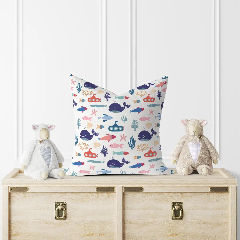 Deep Sea Play - Funda de Cojin 50x50