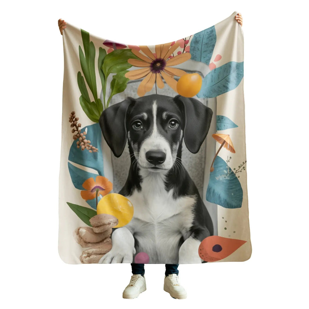 manta sherpa estampado perrito
