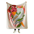 manta sherpa estampada