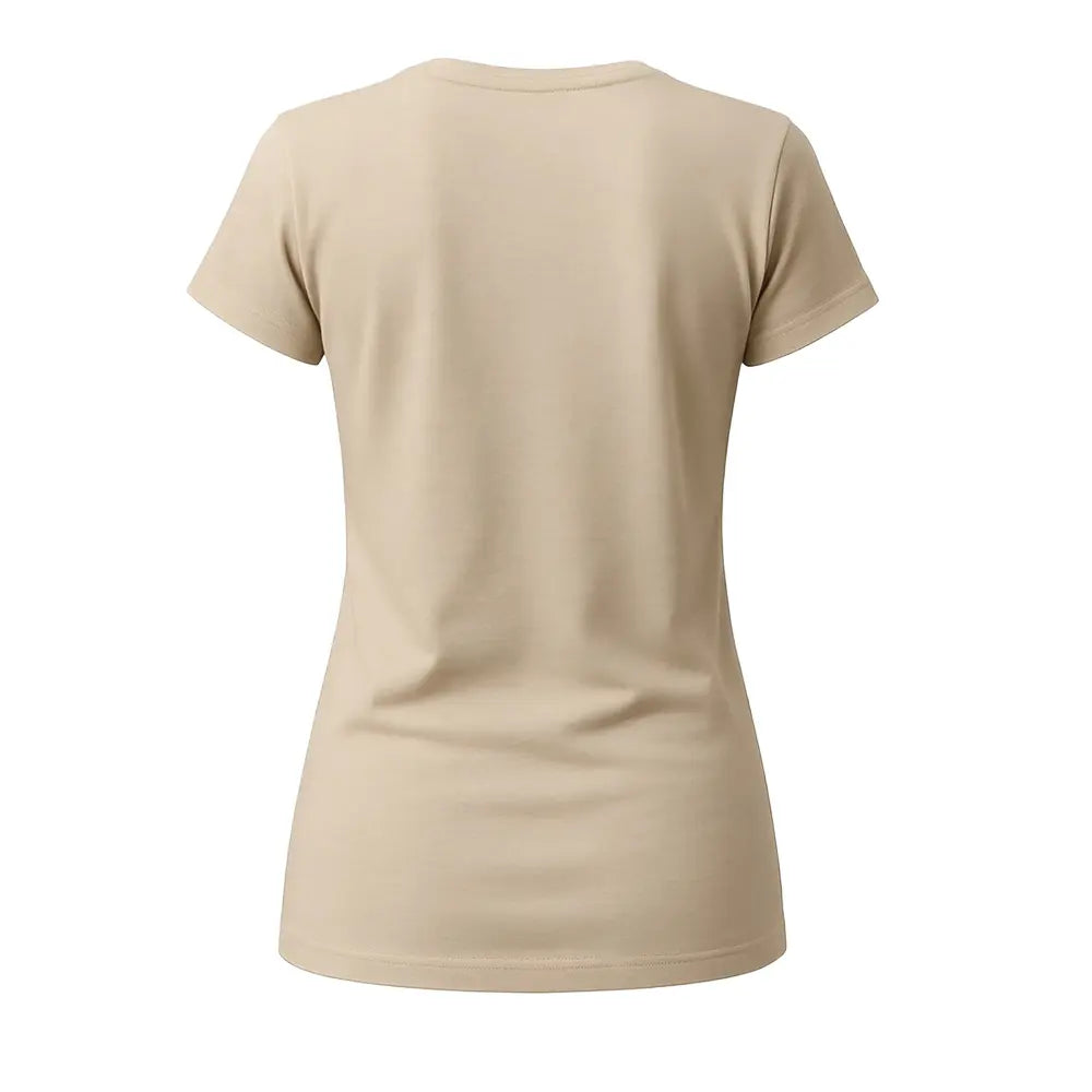 Polera Mujer Crudo de Algodón