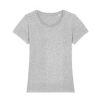 Polera Mujer Gris Melange de Algodón