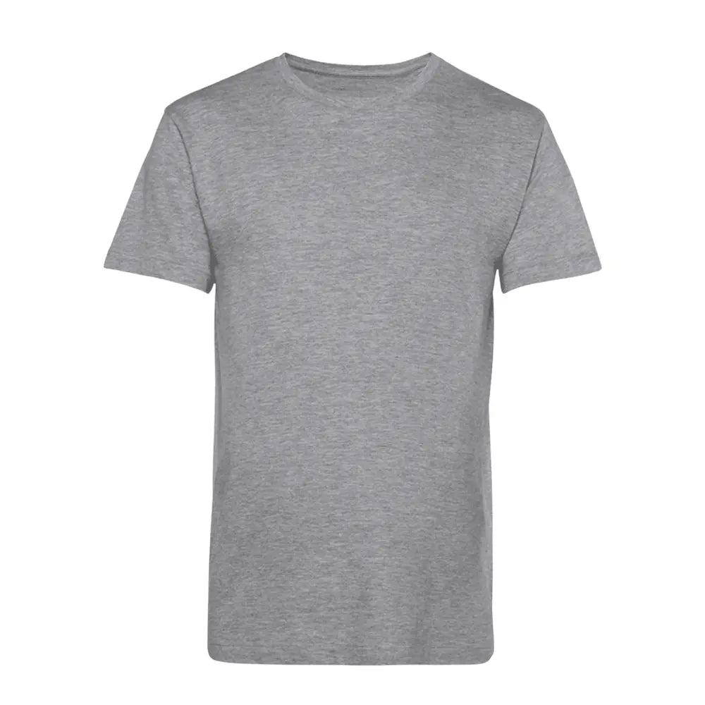 Polera Unisex Gris Melange de Algodón