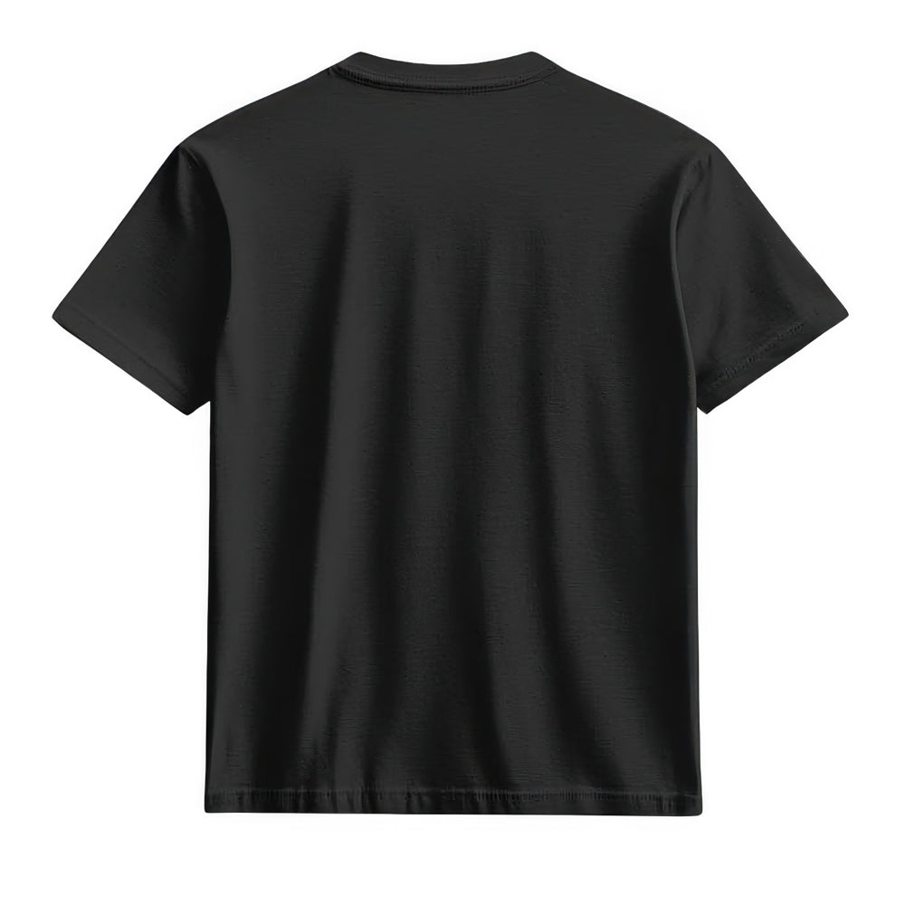 Polera Unisex Negra de Algodón