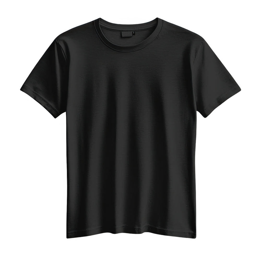 Polera Unisex Negra de Algodón