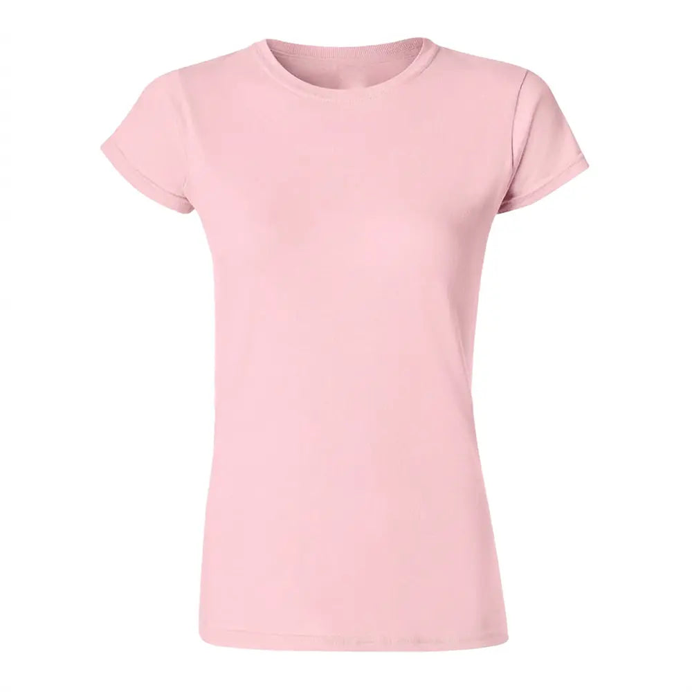 Polera Mujer Rosa de Algodón