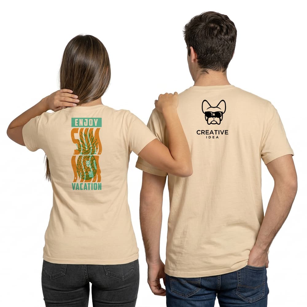 Polera Unisex Crudo de Algodón