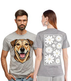 Polera Unisex Gris Melange de Algodón