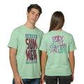 Polera Unisex Verde Menta de Algodón