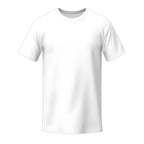 Polera Unisex Blanca de Algodón
