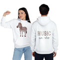 Polerones Canguro Blanco Unisex