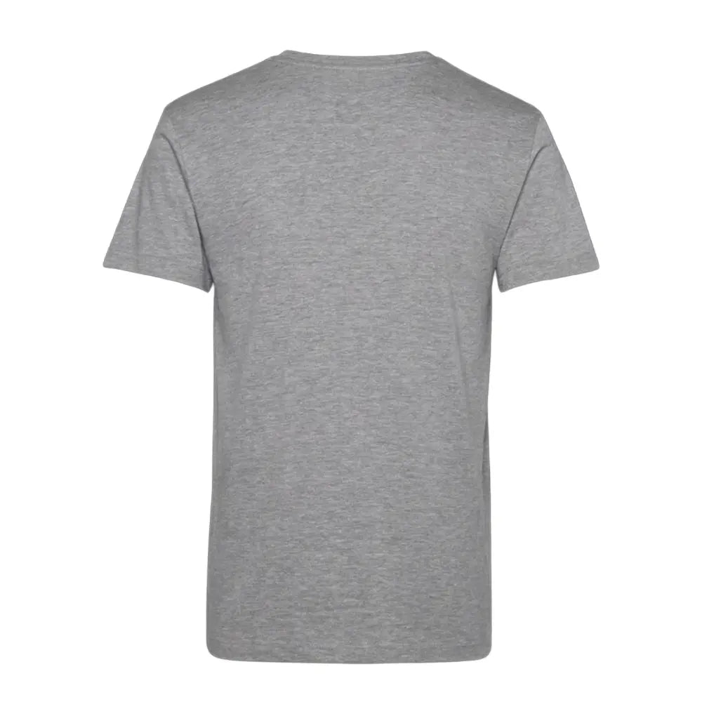 Polera Unisex Gris Melange de Algodón